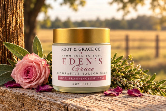 Eden’s Grace - Rose, Sage & Frankincense Restorative Tallow Balm