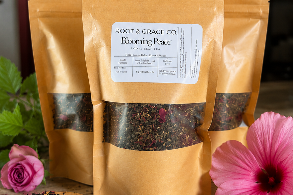 Blooming Peace — Herbal Loose-Leaf Tea Blend