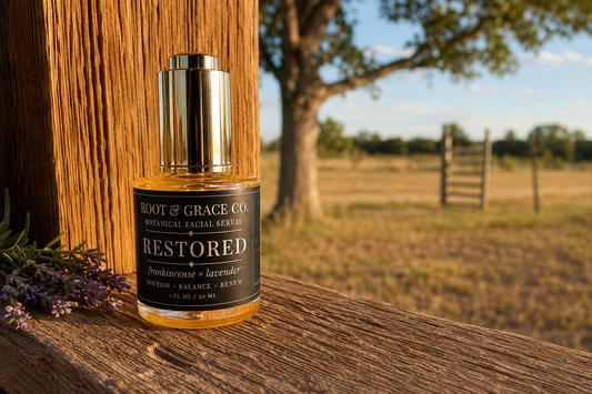 Restored Botanical Facial Serum | Frankincense + Lavender