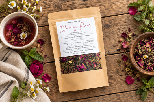 Blooming Peace — Herbal Loose-Leaf Tea Blend