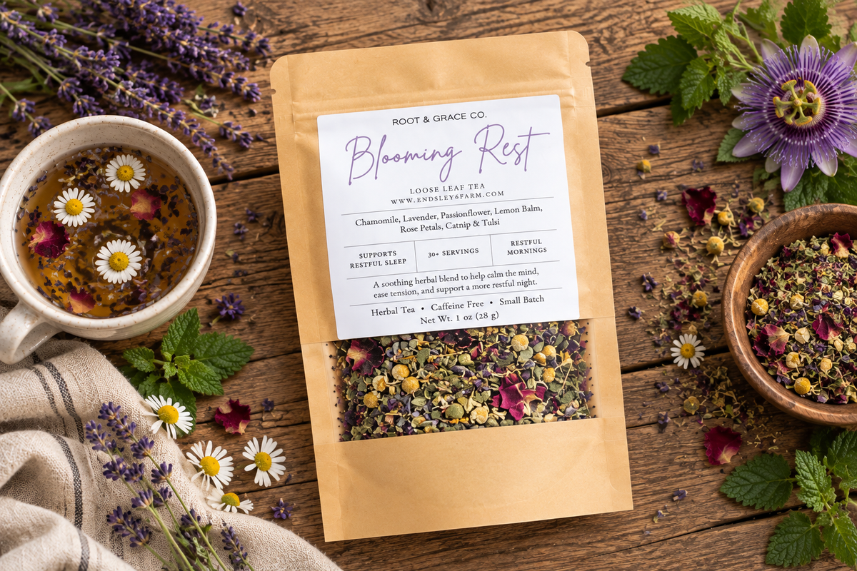 Blooming Rest - Herbal Loose Leaf - Loose Leaf Tea